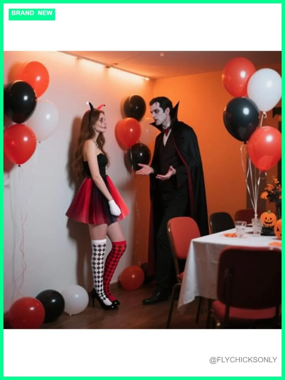 13-Piece Halloween Clown Costume Set for Women - Tutu Skirt, Mask, Gloves & More